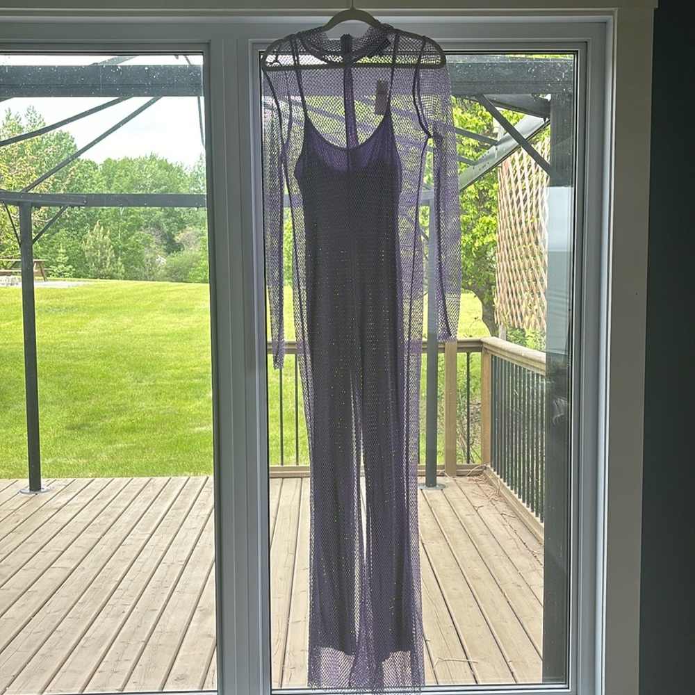 NWT Sunday in Brooklyn Rhinestone Jumpsuit - Picture 7 of 12